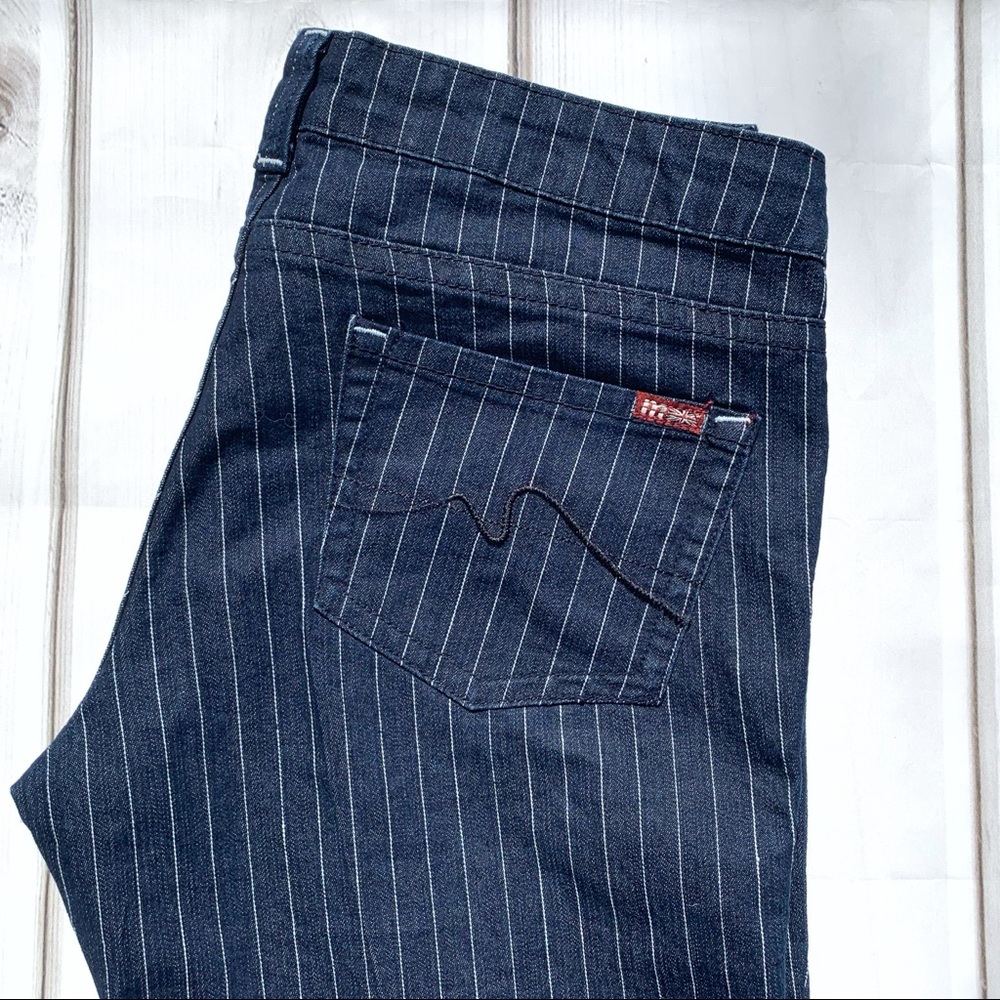 ☀️4/25 Makers of True Originals Pinstripe Jeans - Picture 12 of 13